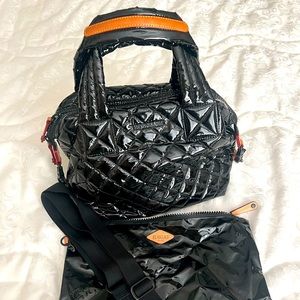 MZ Wallace Small Sutton in Black Lacquer